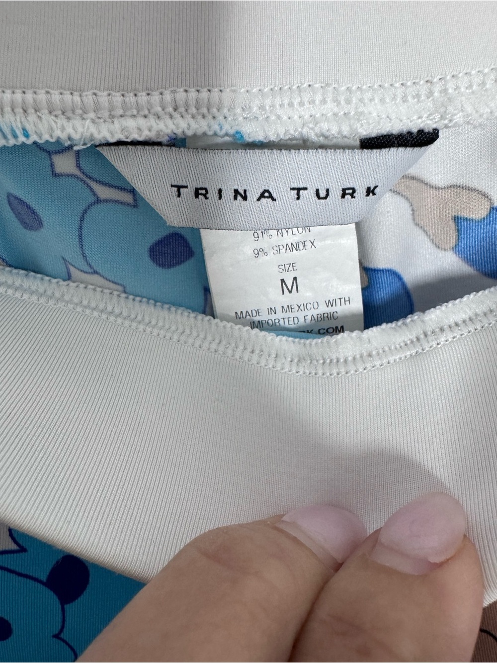Trina Turk Retro 70’s style Swim Pants Medium - Picture 6 of 7